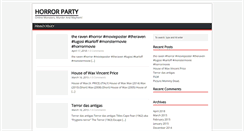 Desktop Screenshot of horror-party.com